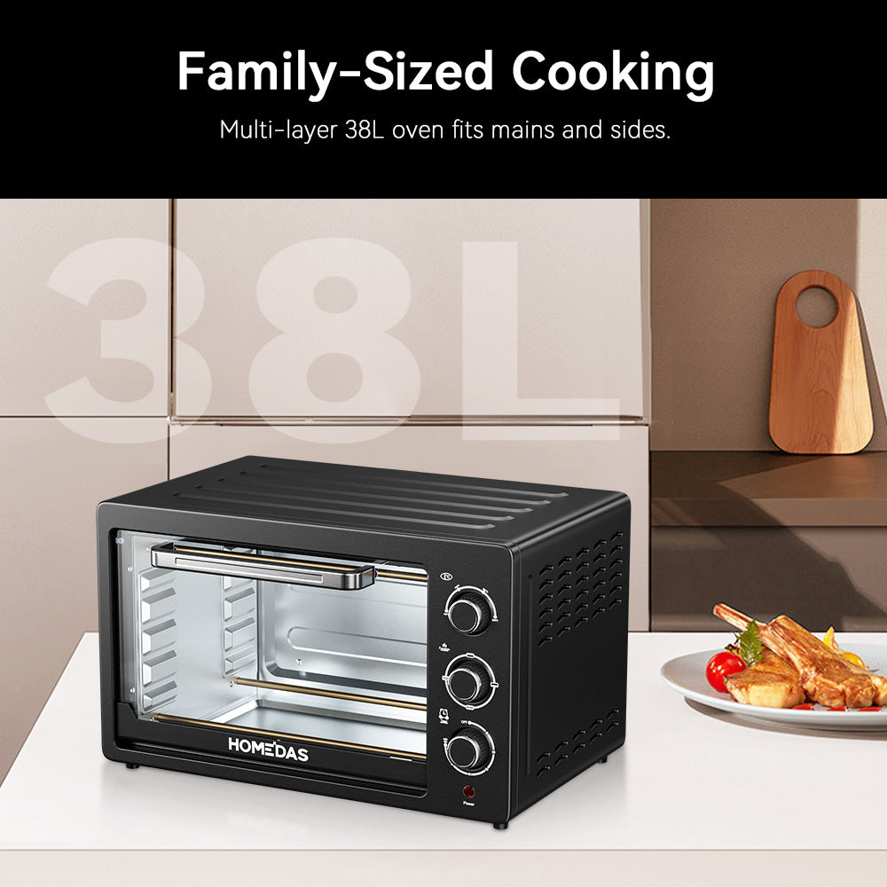 HOMEDAS® 38L Smart Multi-Function Countertop Oven