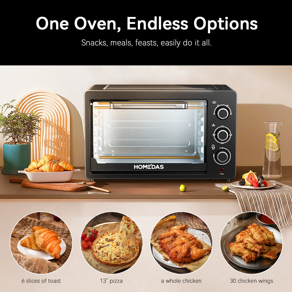 HOMEDAS® 38L Smart Multi-Function Countertop Oven