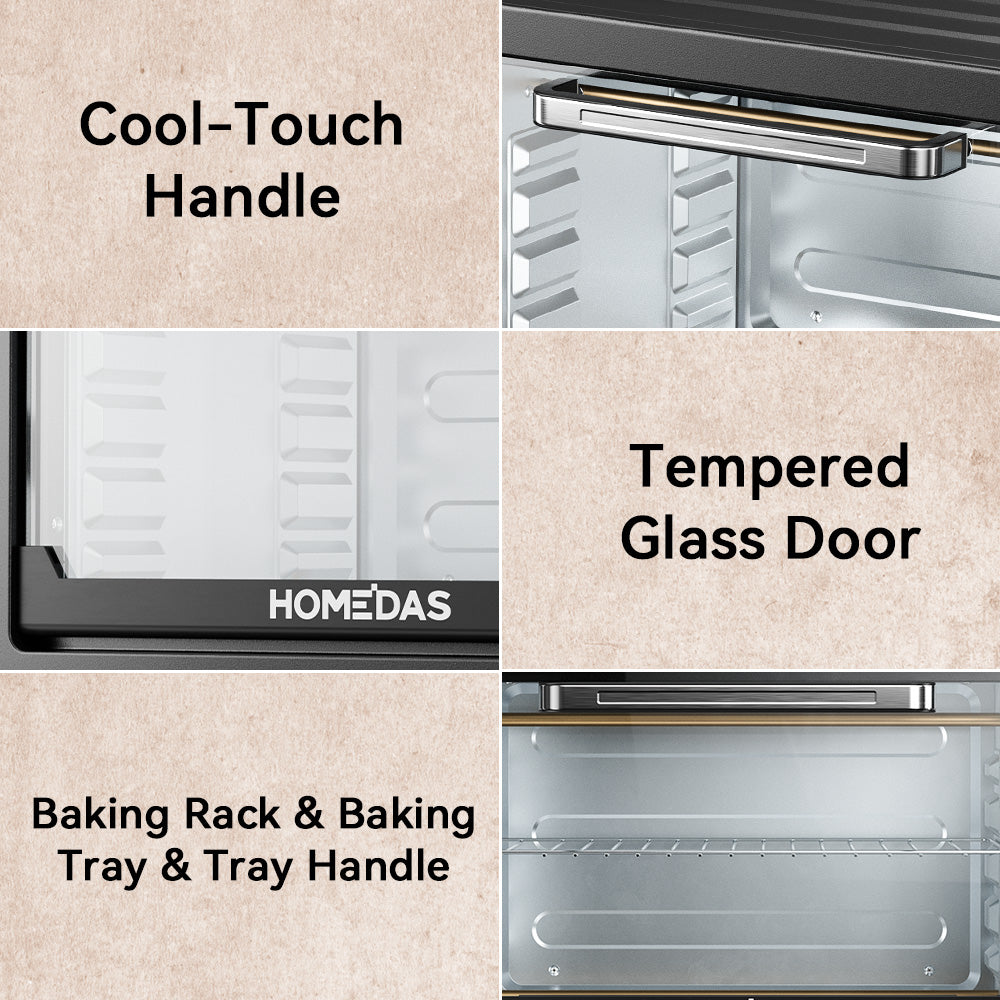 HOMEDAS® 38L Smart Multi-Function Countertop Oven