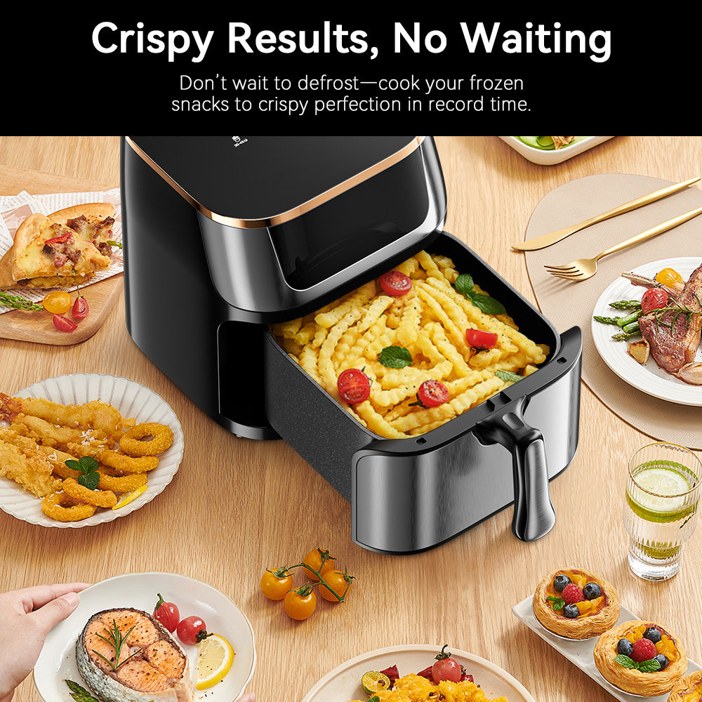 HOMEDAS® 8L 6-in-1 Stainless Steel Air Fryer