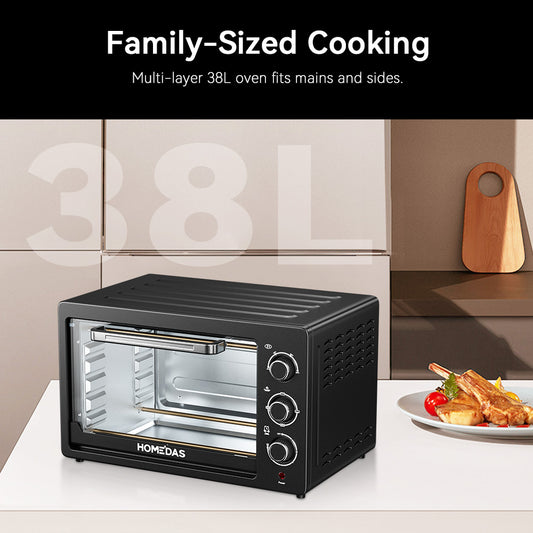 HOMEDAS® 38L Smart Multi-Function Countertop Oven