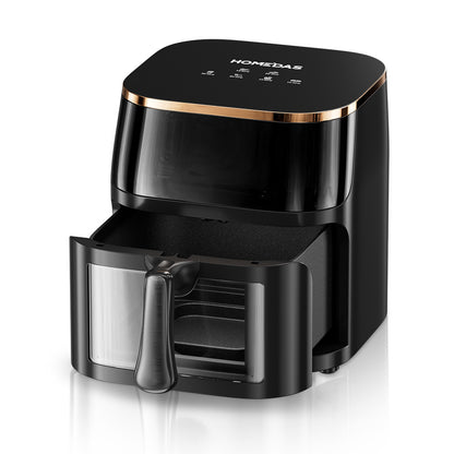 HOMEDAS® 8L 6-in-1 Visible Window Air Fryer