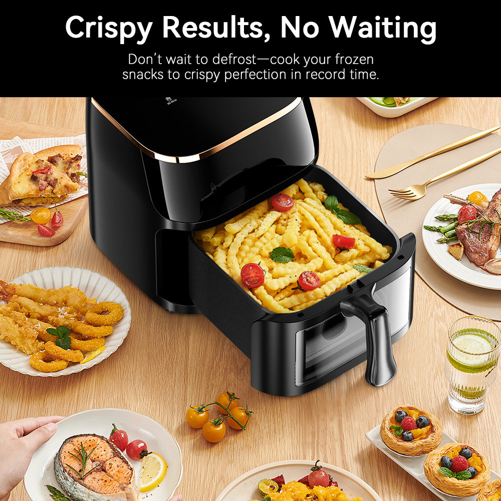 HOMEDAS® 8L 6-in-1 Visible Window Air Fryer