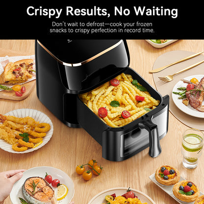 HOMEDAS® 8L 6-in-1 Visible Window Air Fryer